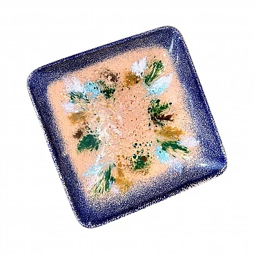 Enamelled copper plate, 1960s
