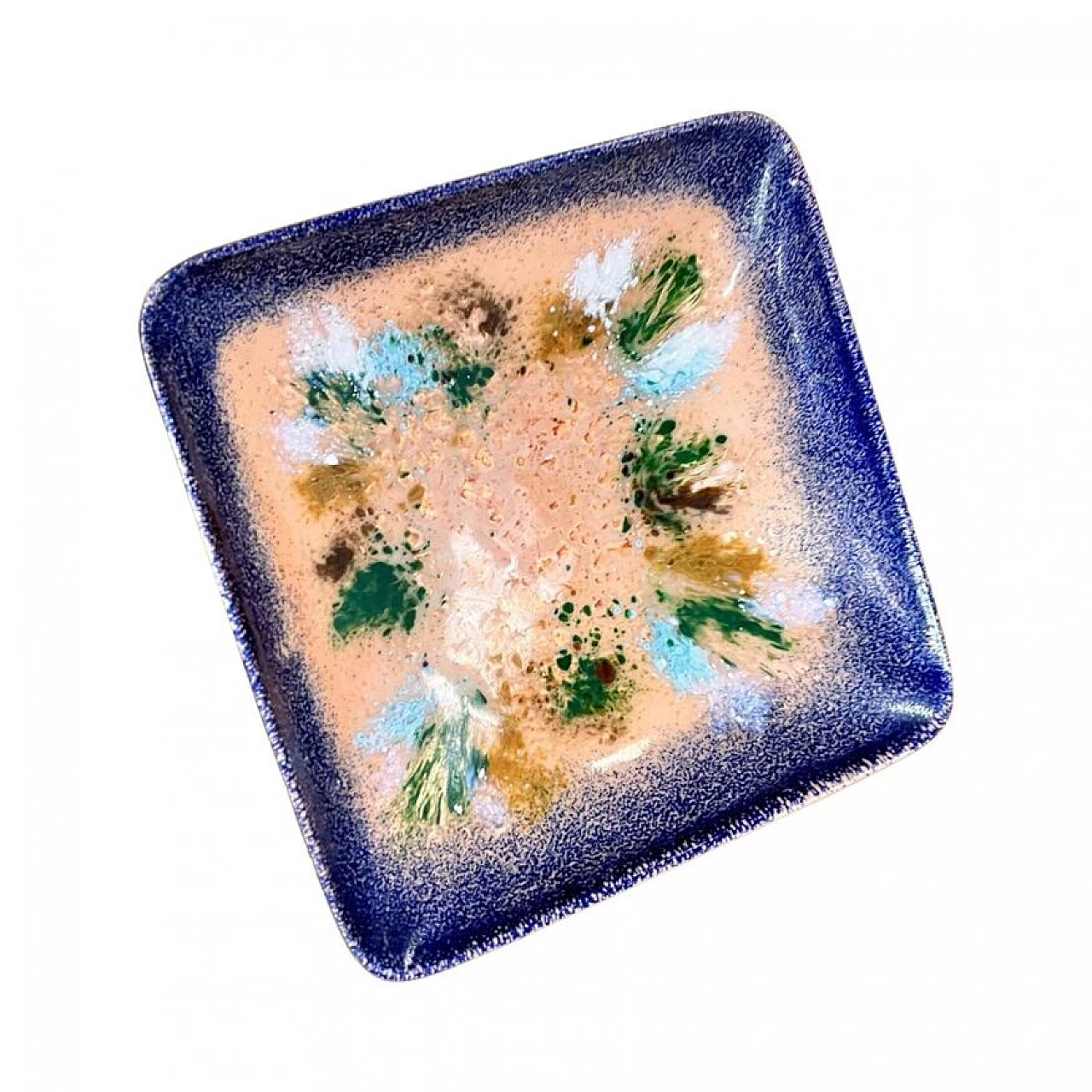 Enamelled copper plate, 1960s 7