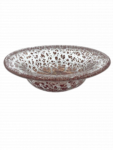 Screziati bowl by Ercole Barovier for Barovier & Toso, 1970s