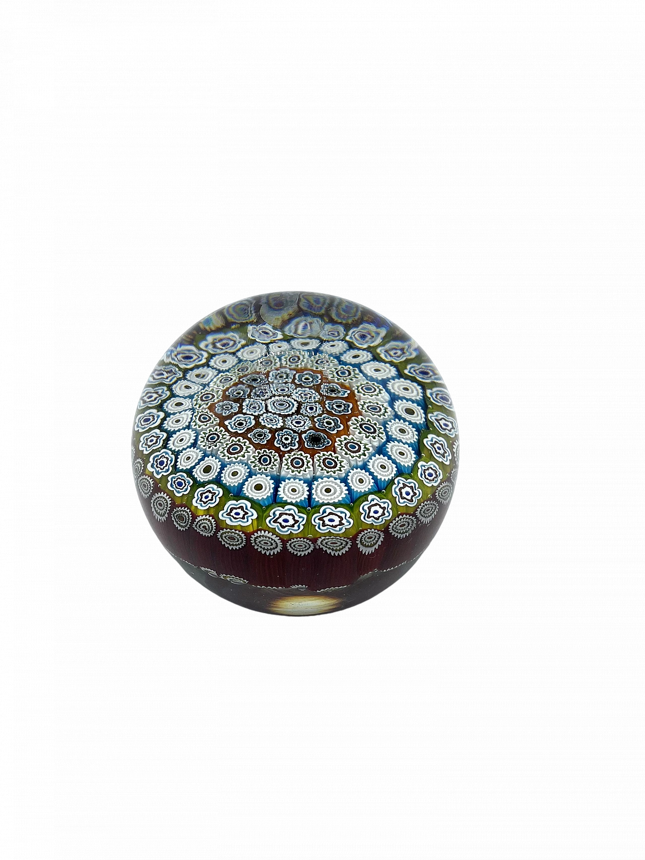 Glass paperweight with murrine by Barovier & Toso, 1970s 5