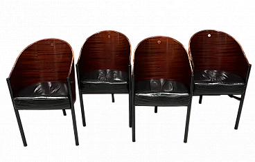4 Costes chairs by Philippe Starck, 1980s