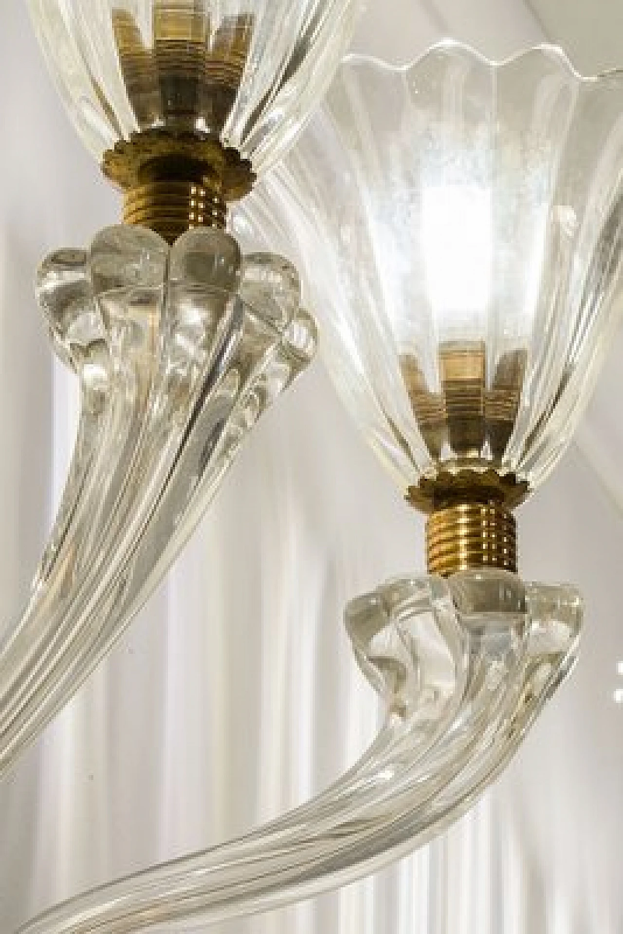 Pair of wall sconces attributed to Archimede Seguso, 1930s 7