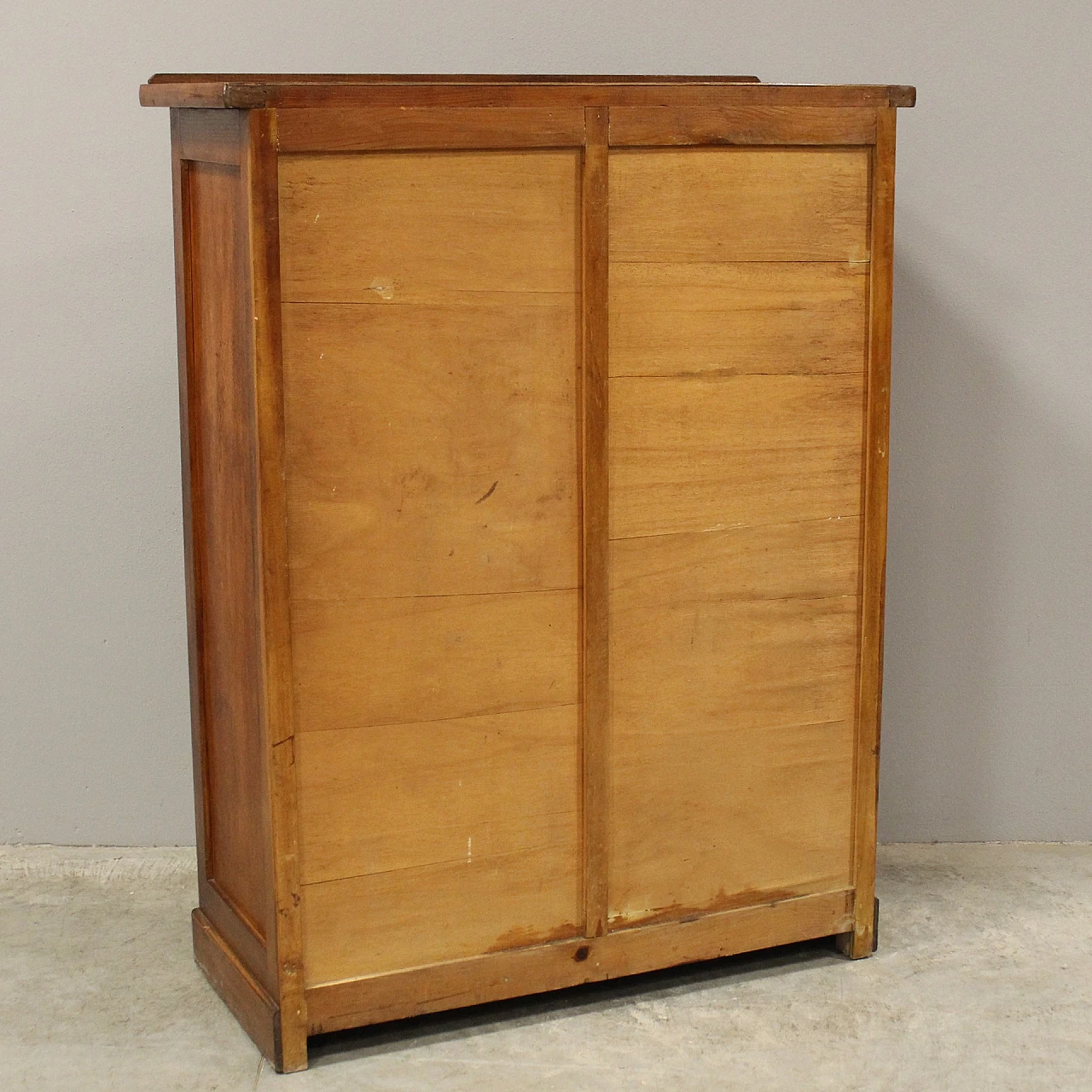 Double shutter oak file cabinet, early 20th century 9
