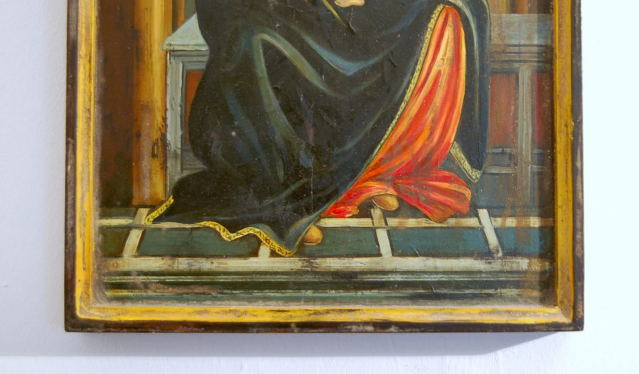 Madonna delle Rose, dipinto su tavola, '800 5