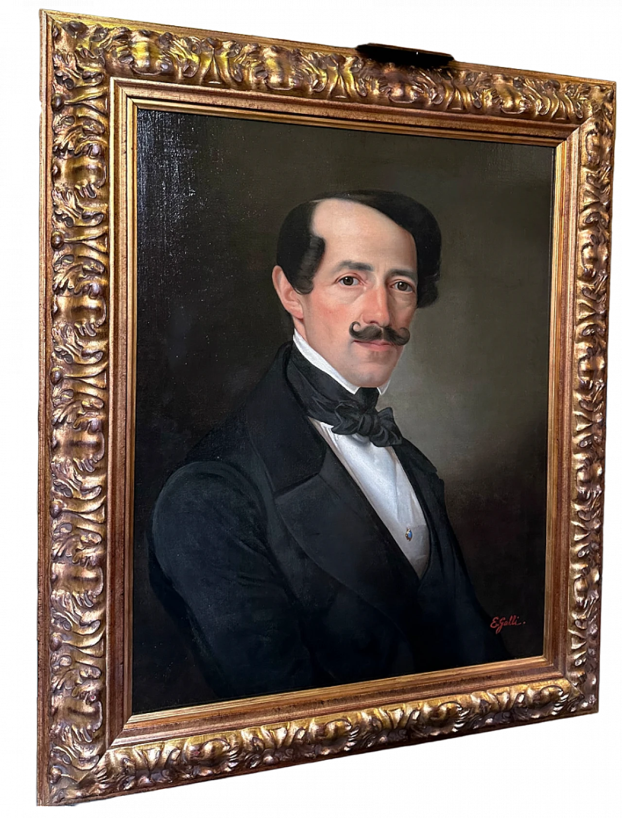 Emilio Galli, Ritratto di Gaetano Donizetti, olio su tela, inizio '900 5