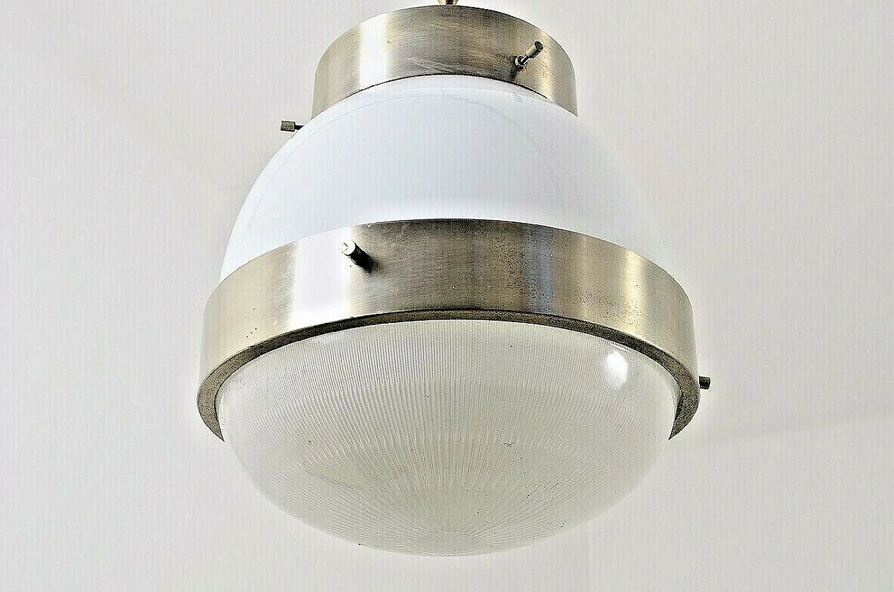 Lampadario Delta di Sergio Mazza per Artemide, anni '60 2