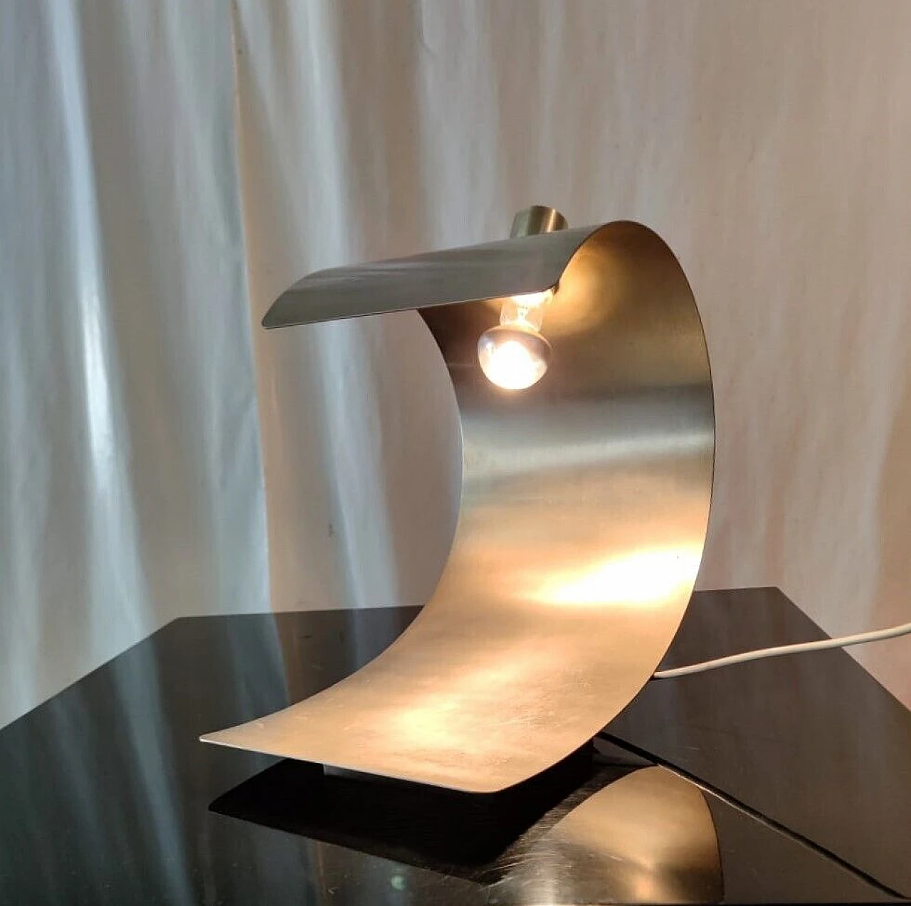 Michel Boyer style table lamp, 1970s 10