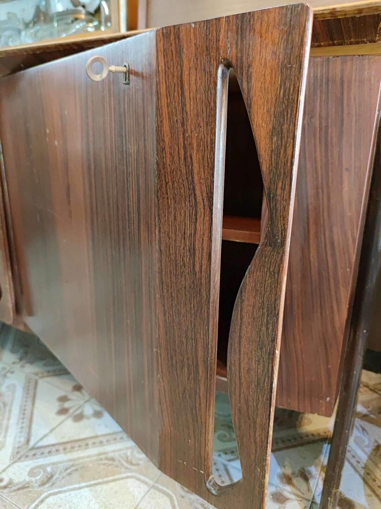 Credenza in palissandro di Ico Parisi per F.lli Rizzi, anni '50 10