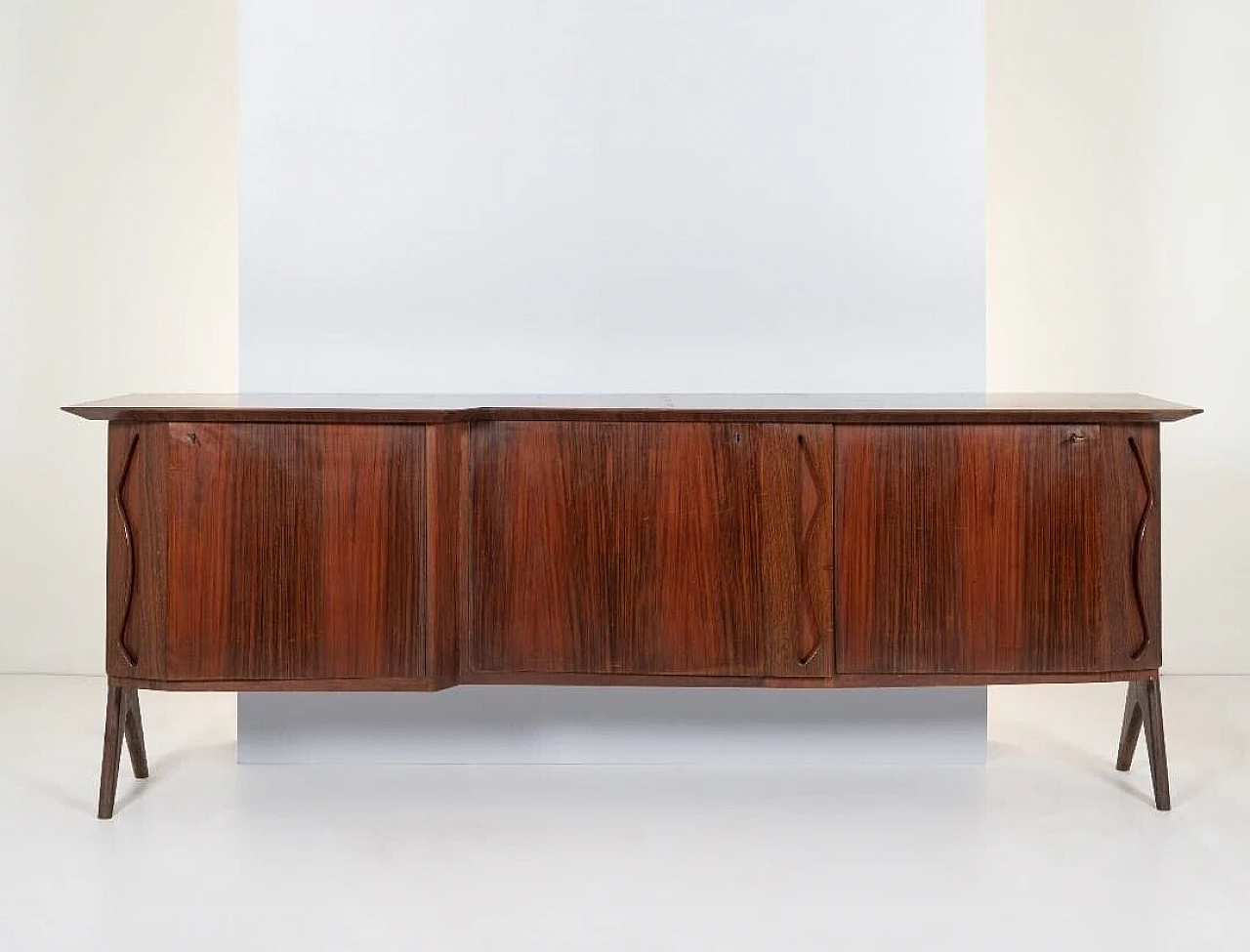 Credenza in palissandro di Ico Parisi per F.lli Rizzi, anni '50 12