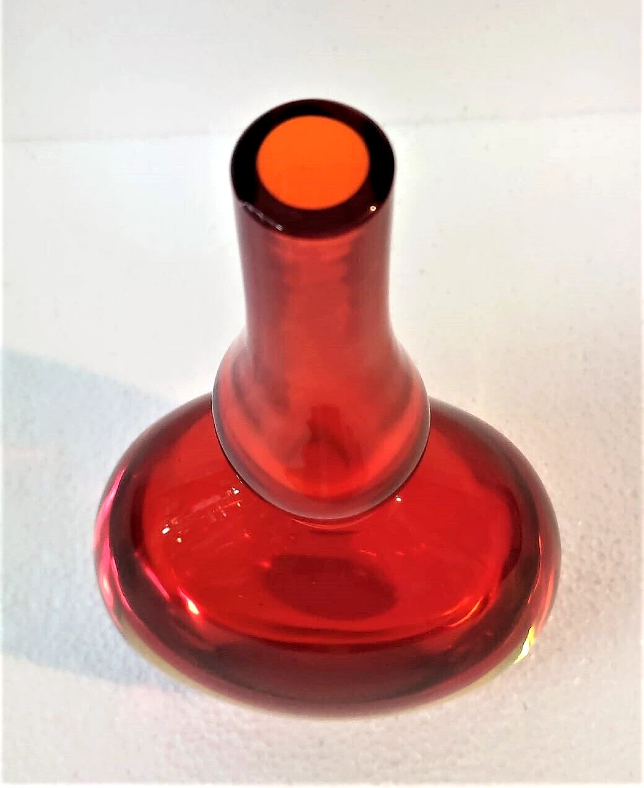 Submerged glass vase by Flavio Poli for Seguso, 1960s 2