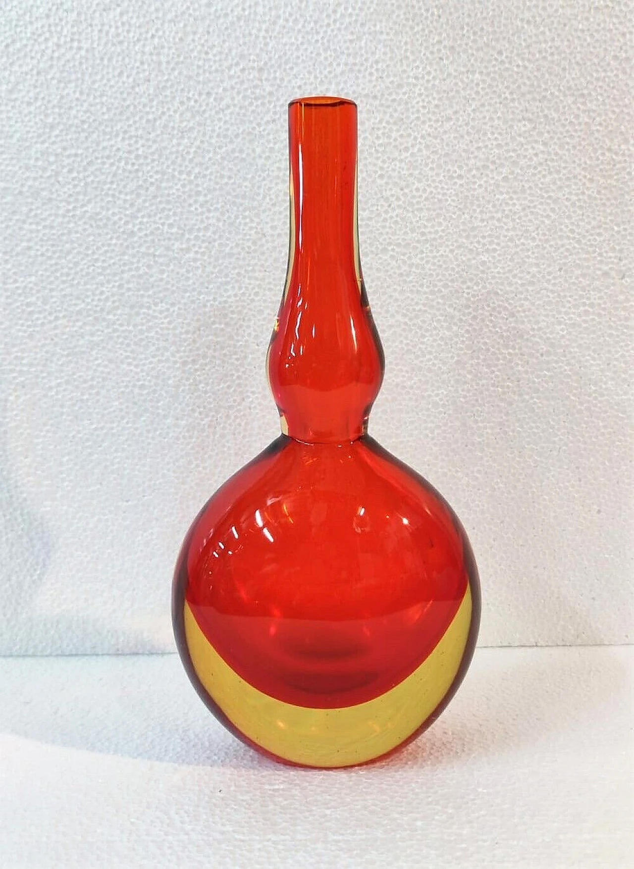 Submerged glass vase by Flavio Poli for Seguso, 1960s 8