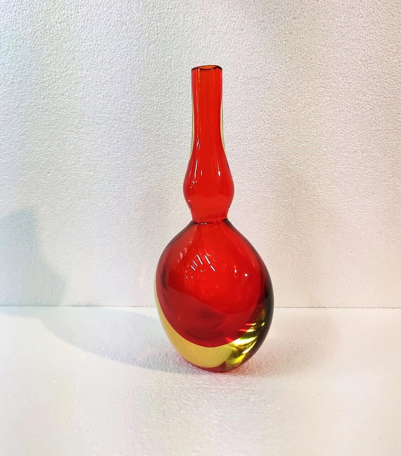 Submerged glass vase by Flavio Poli for Seguso, 1960s 10