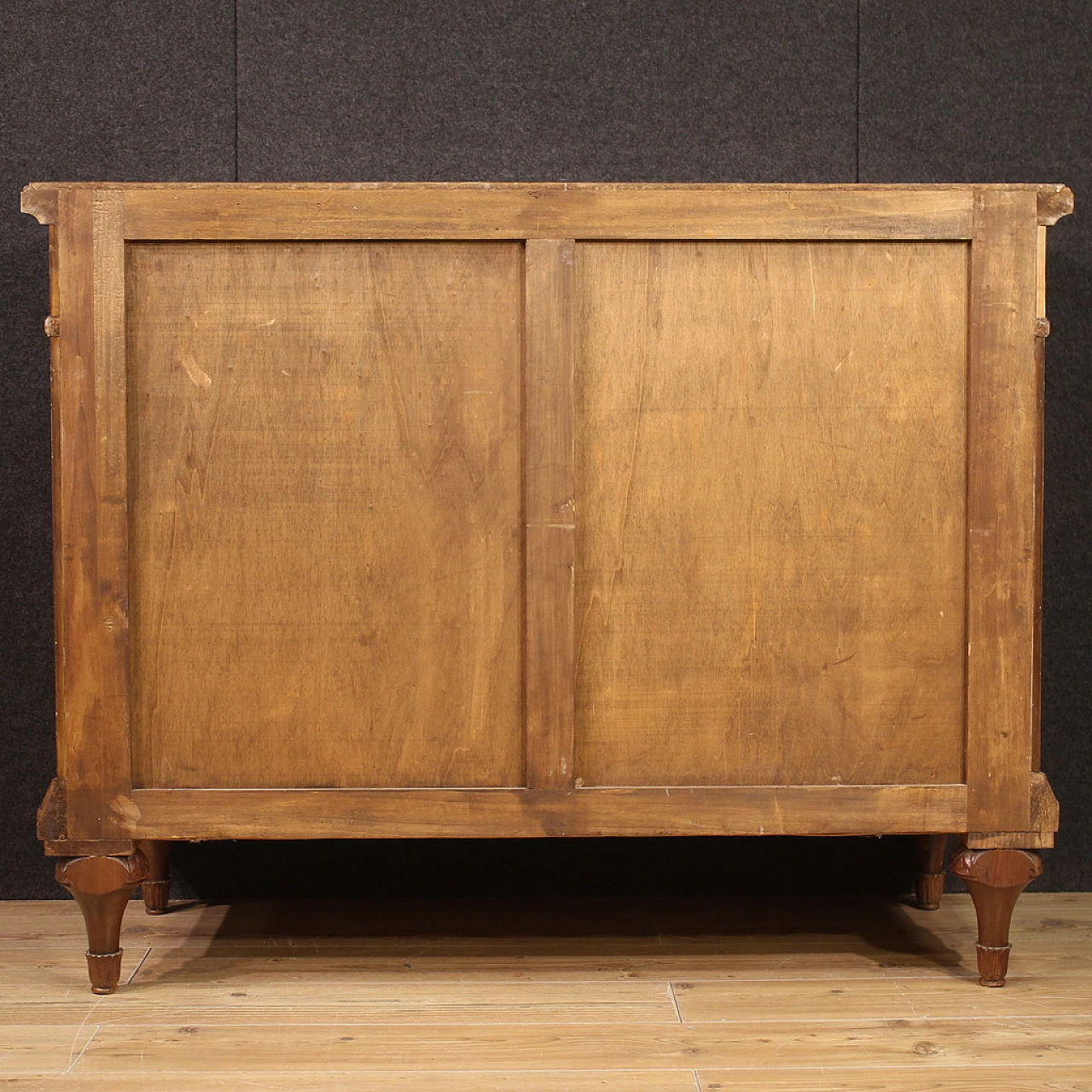 Inlaid Louis XVI-style chest of drawers, 1960s 9