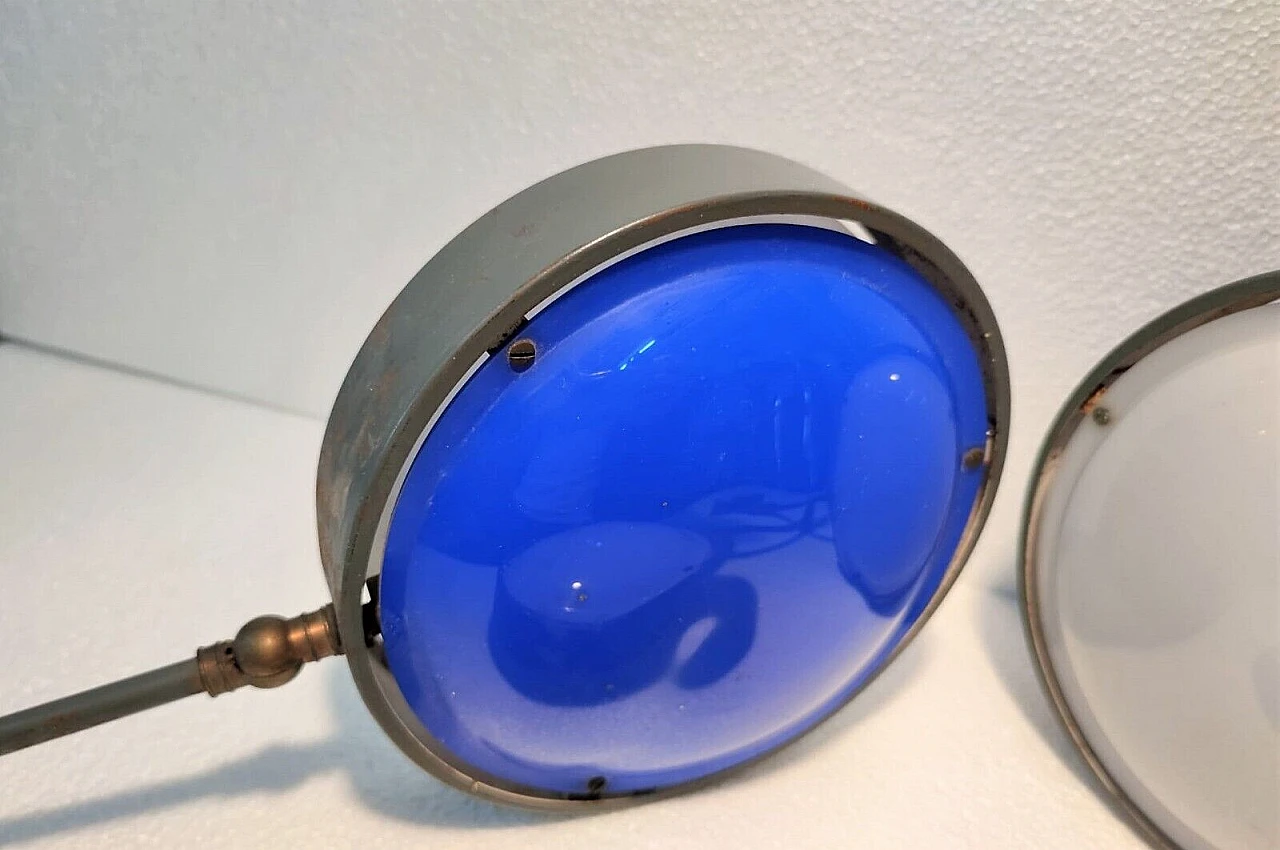 3 Adjustable metal and perspex wall lights by GCME, 1950s 2