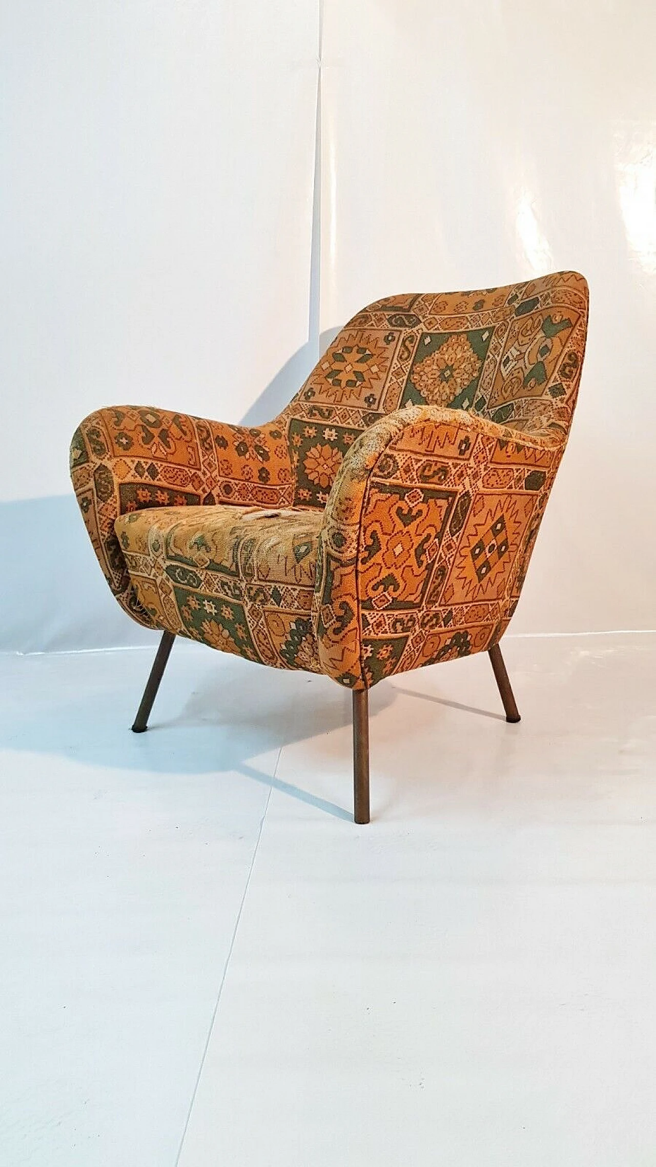 Armchairs in the style of Osvaldo Borsani, 1950s 6