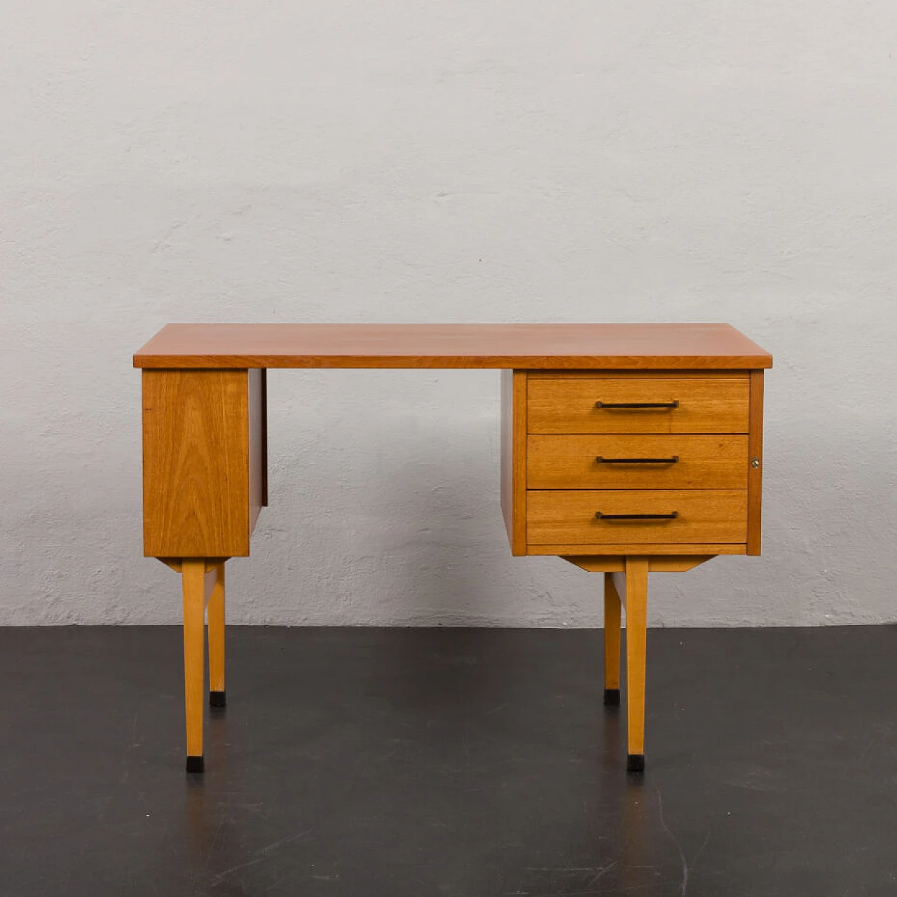 Danish teak writing desk, 1960s 4