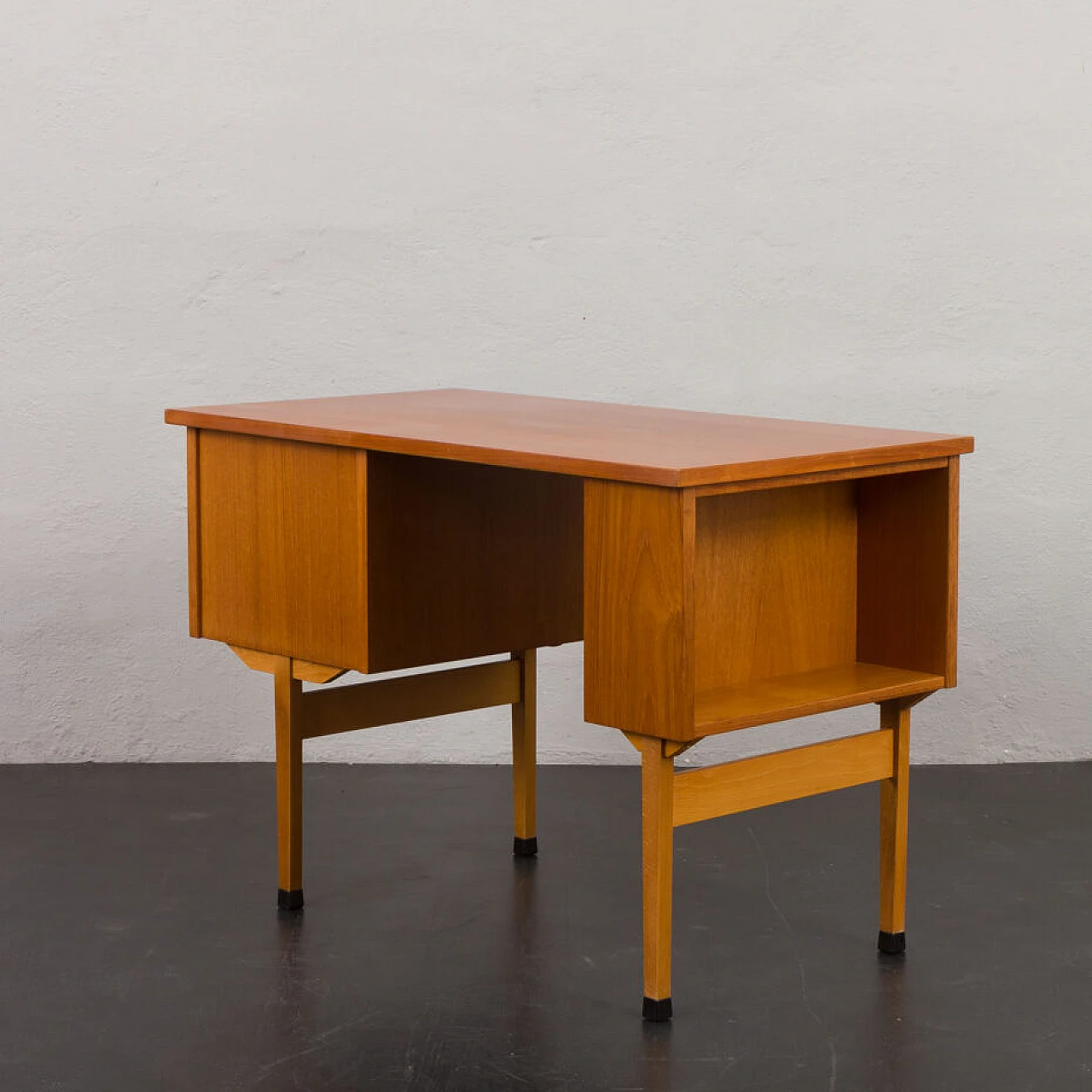 Danish teak writing desk, 1960s 8