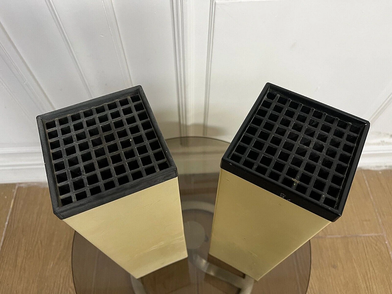 Pair of ashtrays by De Ferrari and Maccarrone for Kartell, 1970s 3