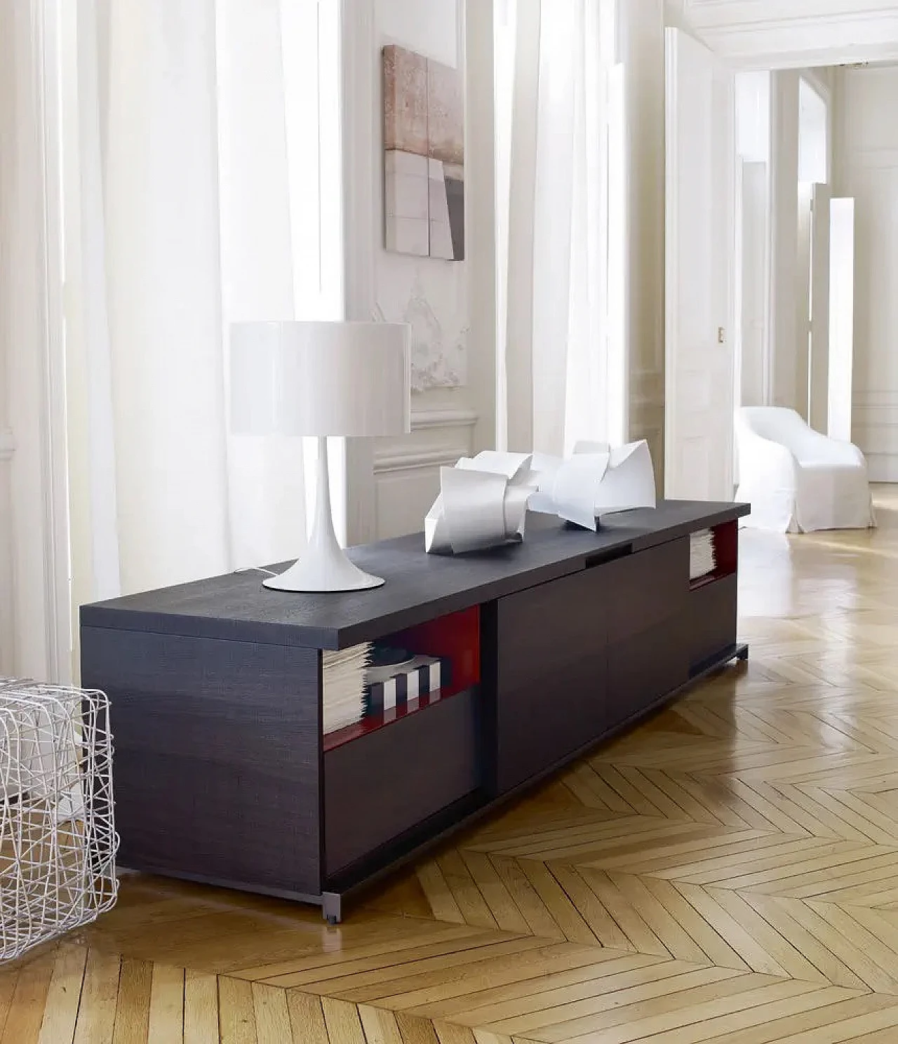 Credenza Mida in rovere di Antonio Citterio per B&B Italia 14