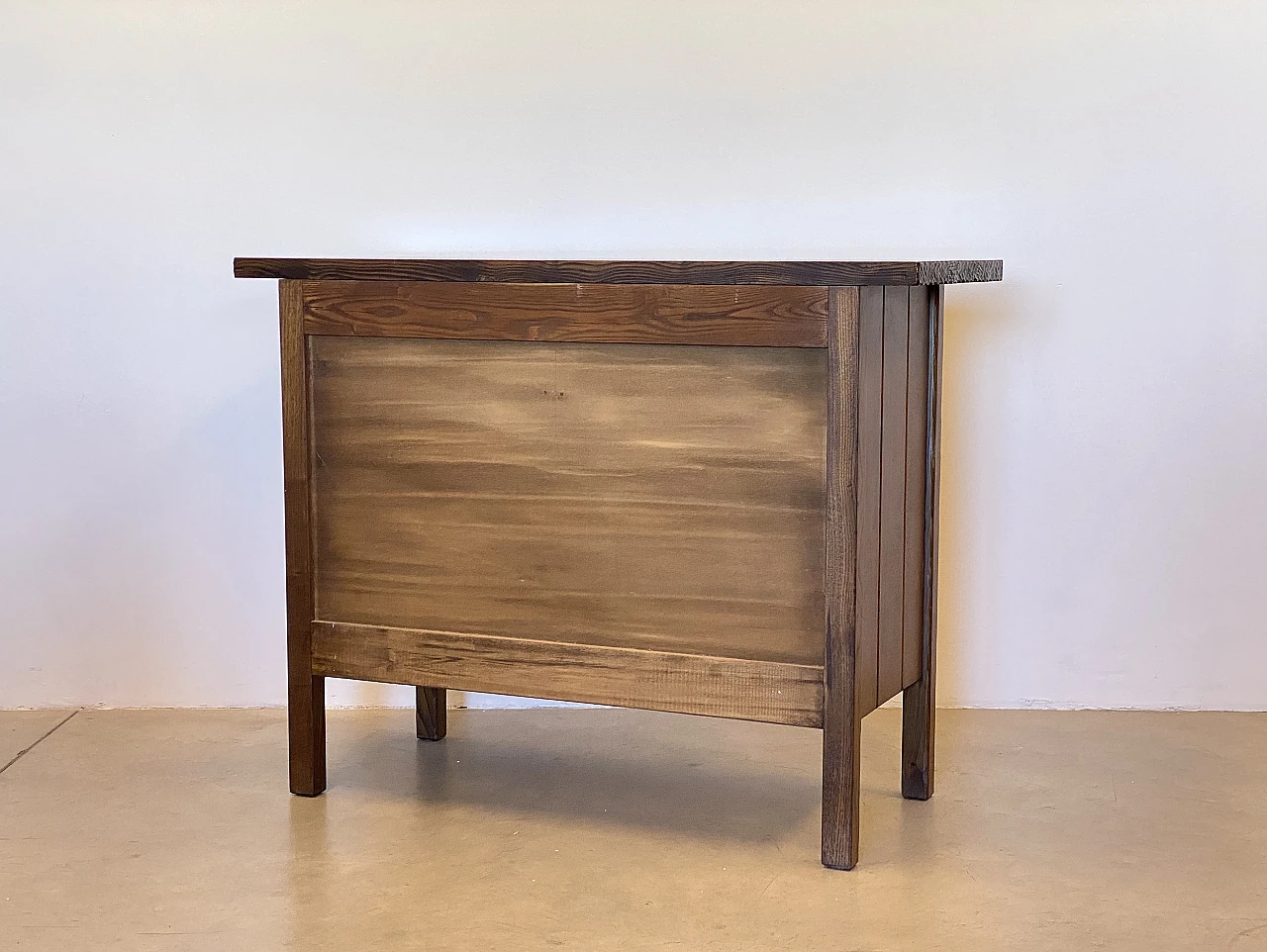 Pair of oak dresser with 4 drawers, 1960s 15