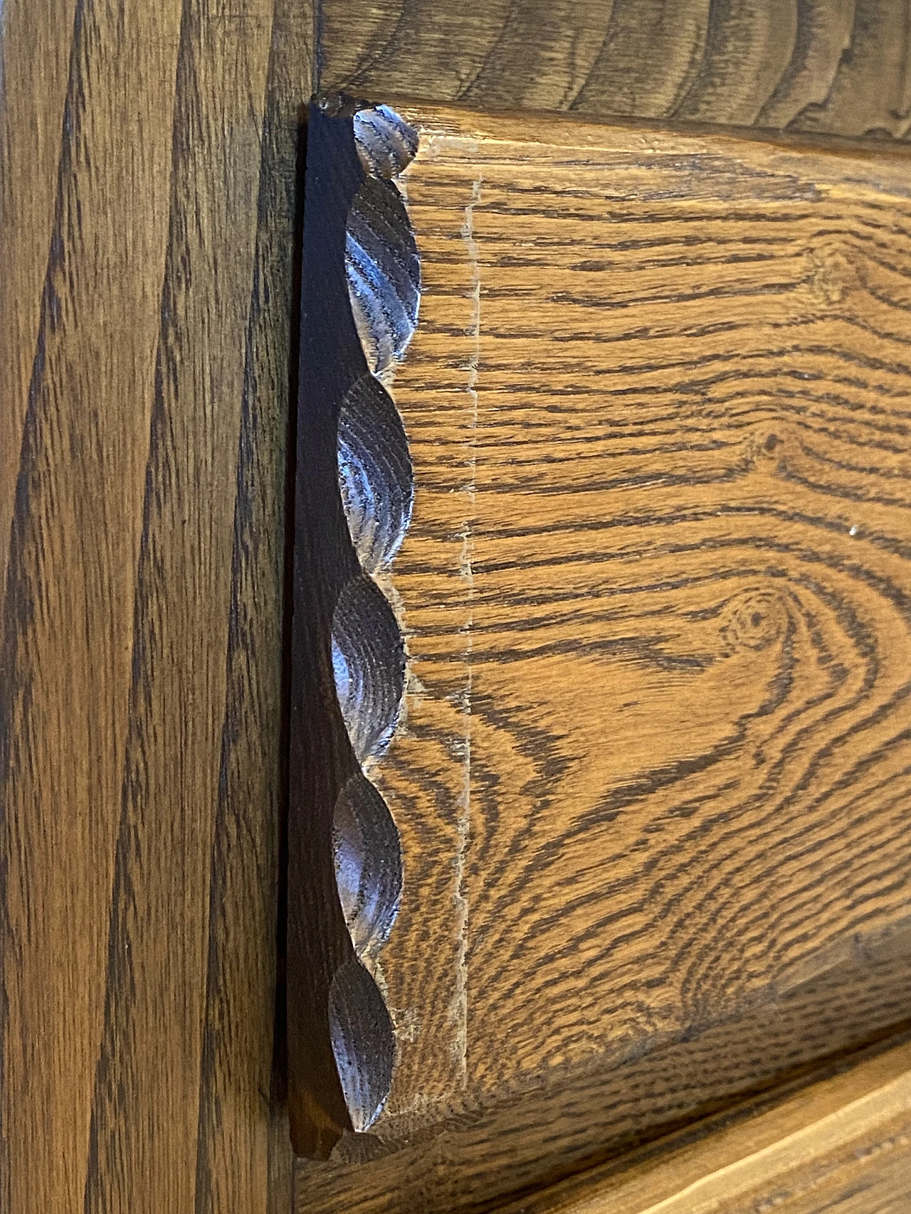 Pair of oak dresser with 4 drawers, 1960s 22