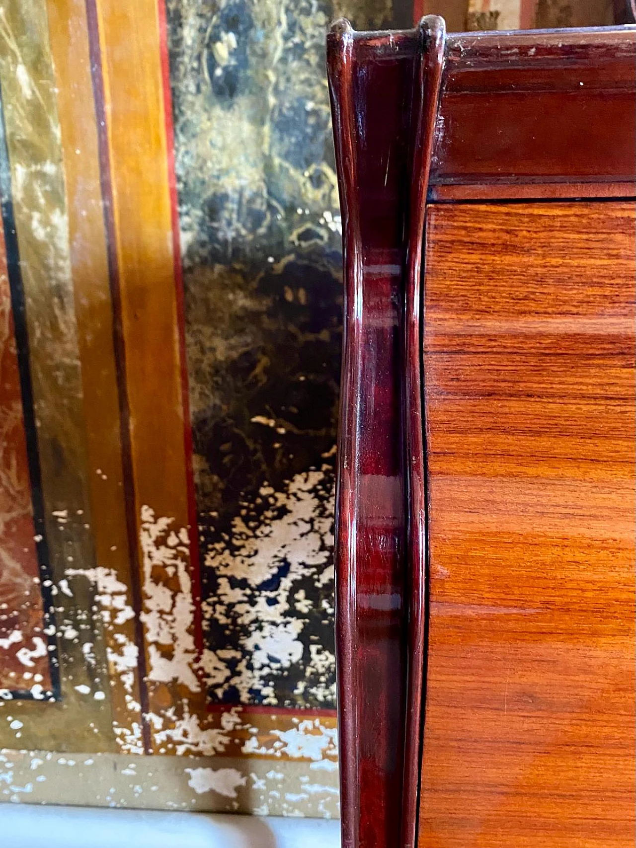 Sideboard in rosewood & mahogany by Osvaldo Borsani, 1950s 16