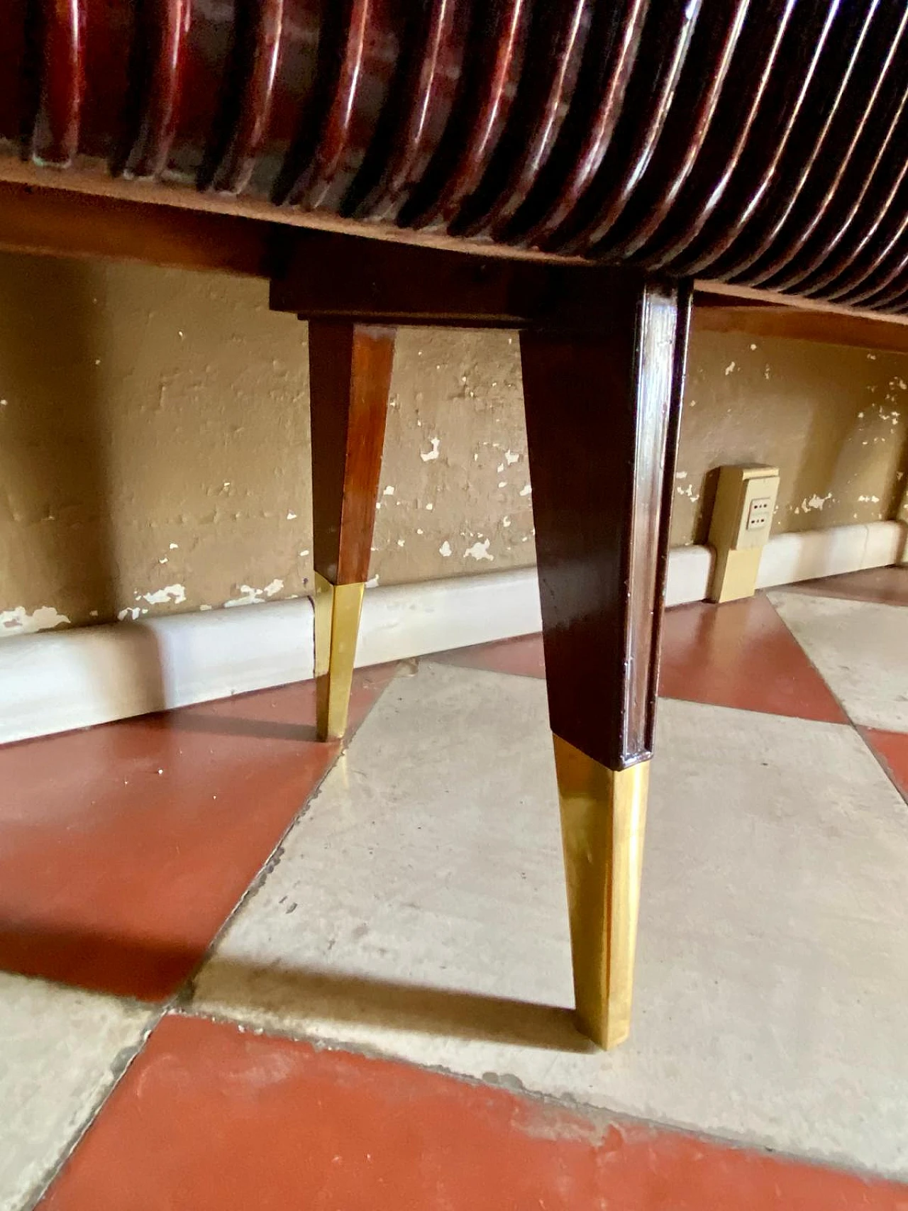 Sideboard in rosewood & mahogany by Osvaldo Borsani, 1950s 19