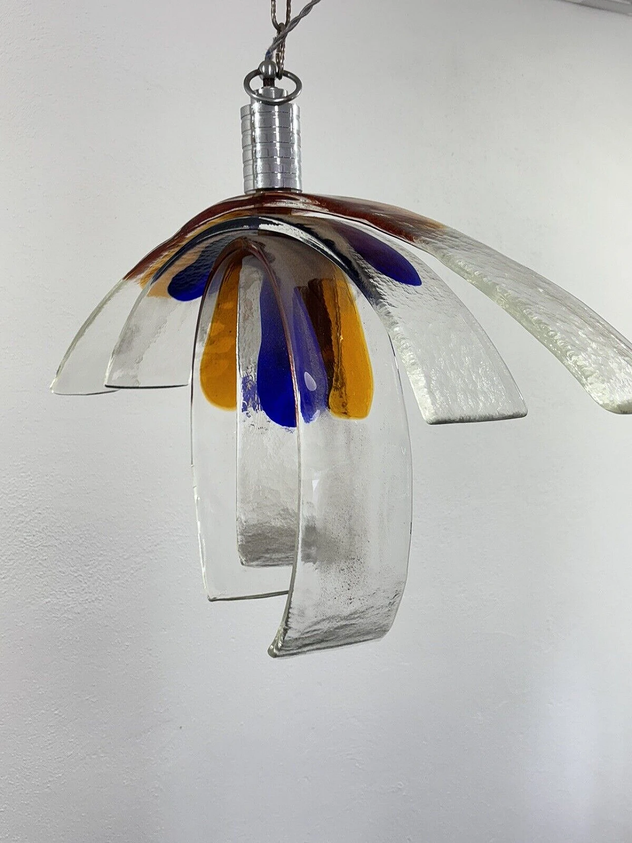 Carciofo chandelier by Carlo Nason for Mazzega, 1970s 10