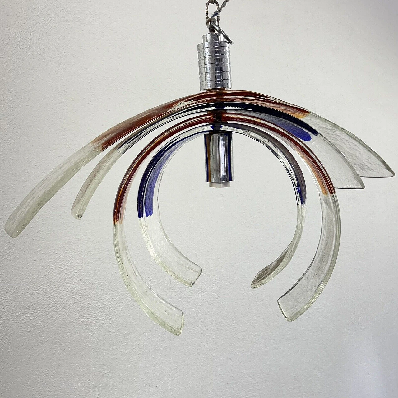 Carciofo chandelier by Carlo Nason for Mazzega, 1970s 13