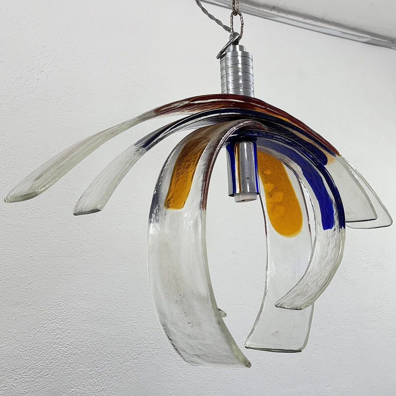 Carciofo chandelier by Carlo Nason for Mazzega, 1970s 20