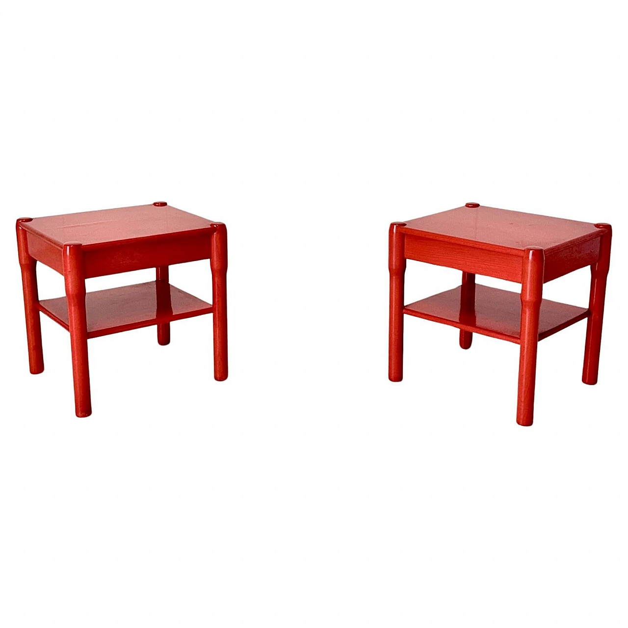 Pair of Carimate bedside tables by Vico Magistretti, 1960s 1