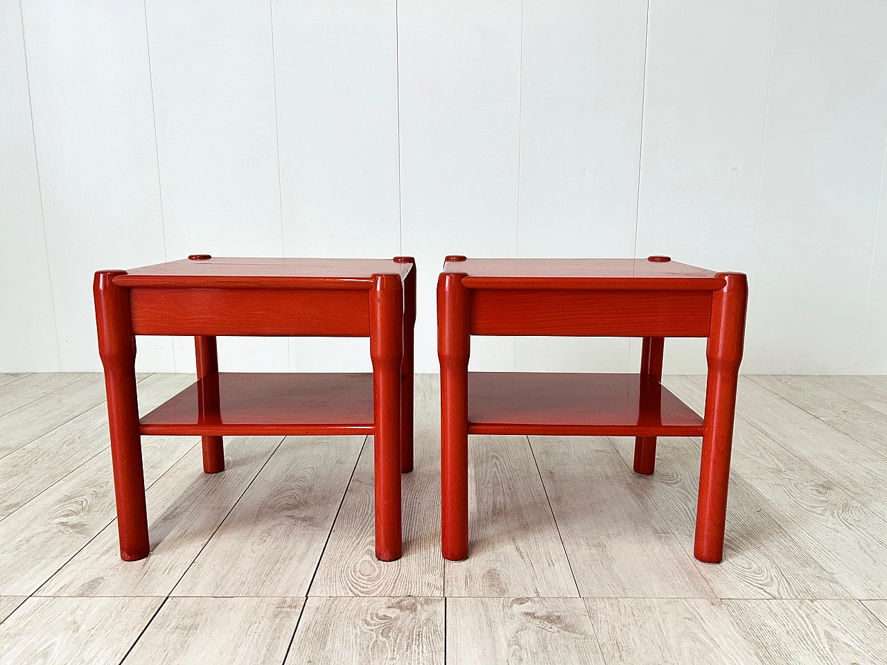Pair of Carimate bedside tables by Vico Magistretti, 1960s 6