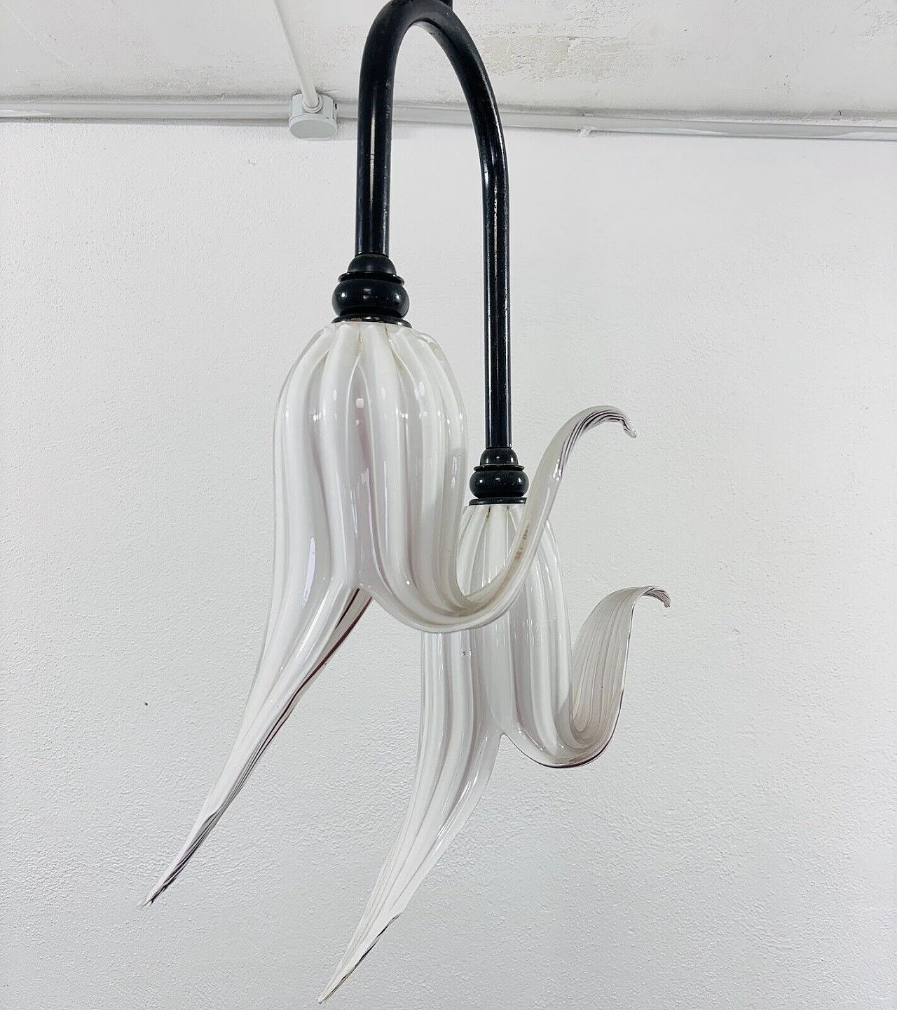 Murano glass chandelier in the style of Martens and Toso, 1960s 4