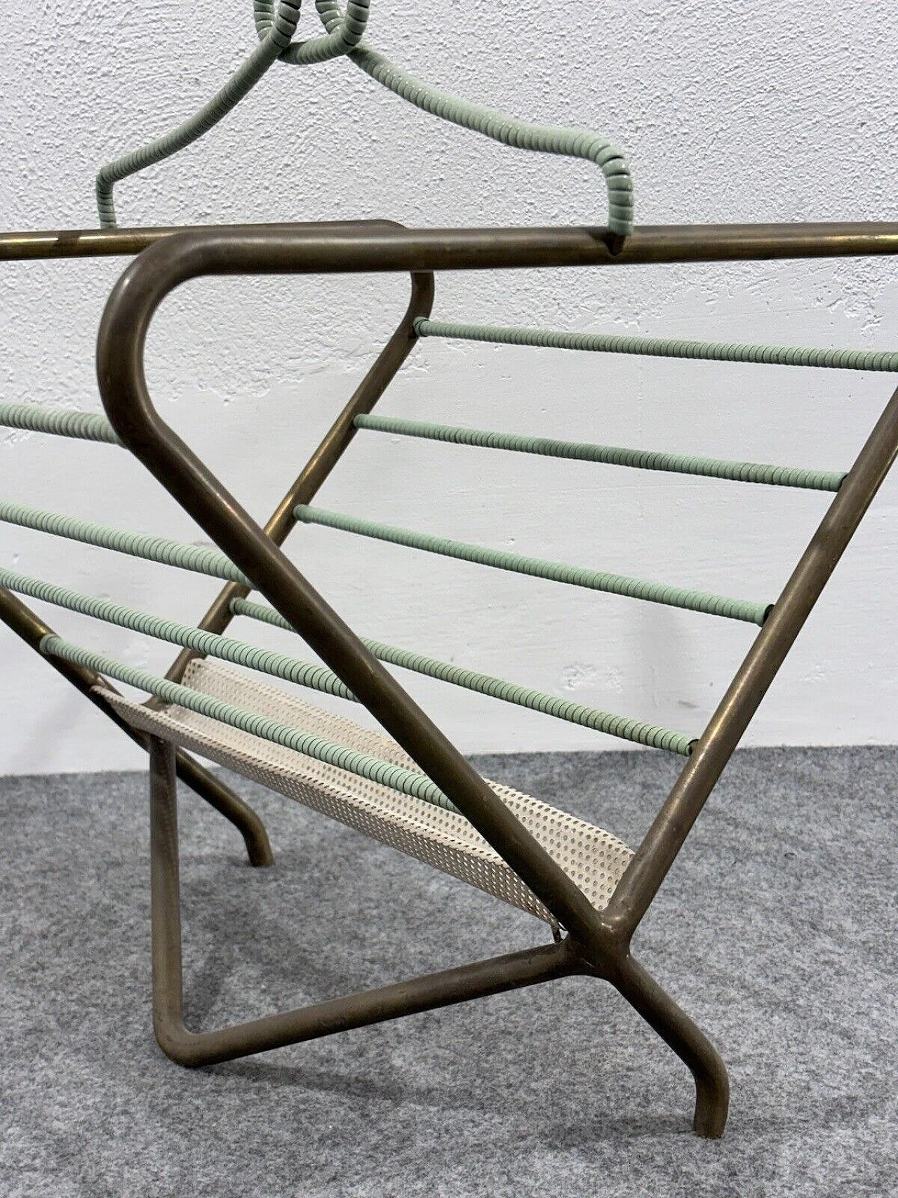 Metal and plastic magazine rack by Mathieu Matégot, 1950s 4