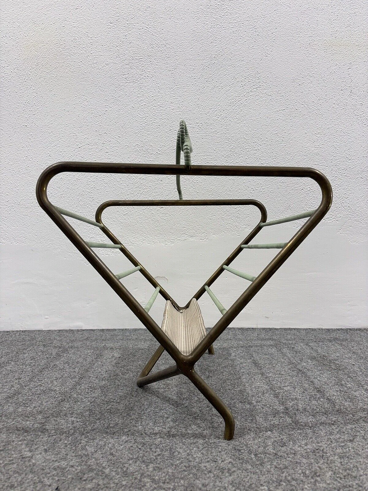 Metal and plastic magazine rack by Mathieu Matégot, 1950s 5