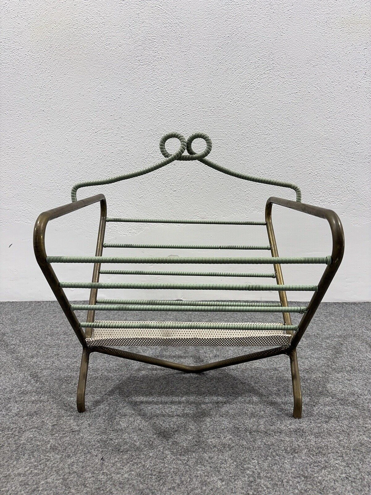 Metal and plastic magazine rack by Mathieu Matégot, 1950s 6