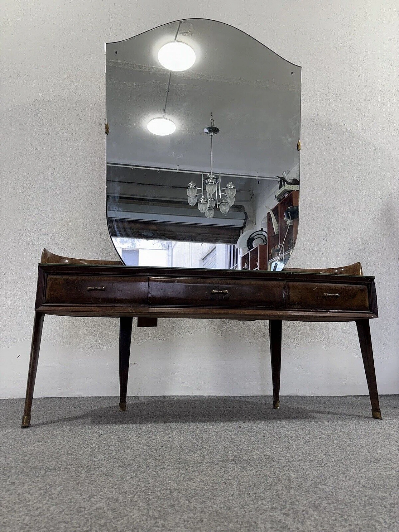 Console with mirror by Palazzi dell'Arte Cantù, 1950s 4