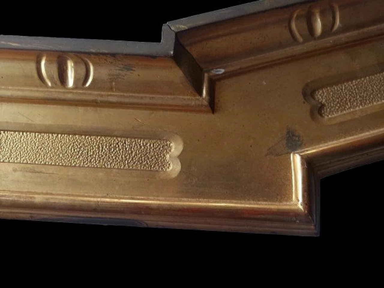 Pair of Lombard gilded wood pelmets, second half of the 19th century 10