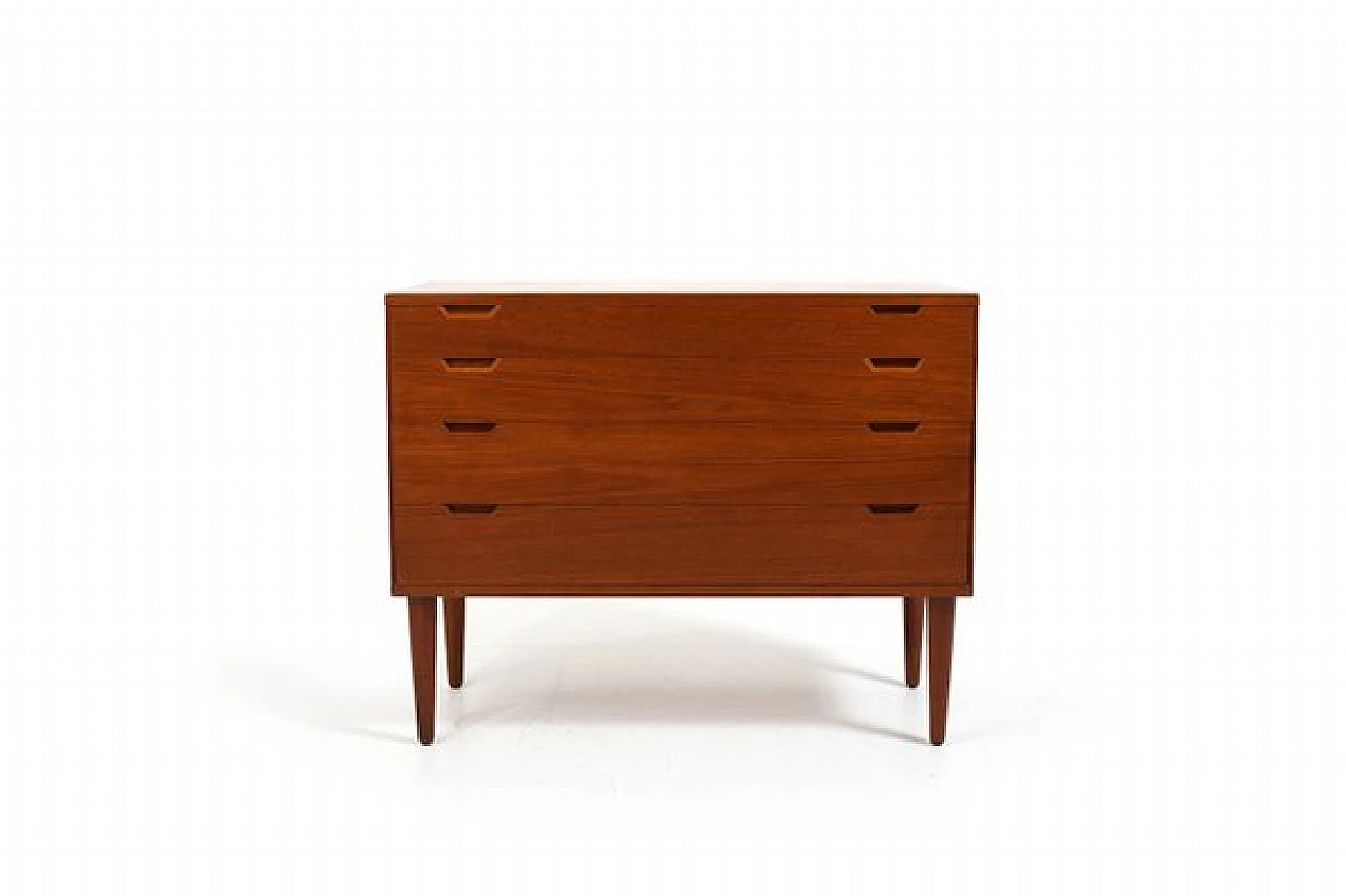 Teak chest of drawers by Svend Langkilde for Illums Bolighus, 1960s 1