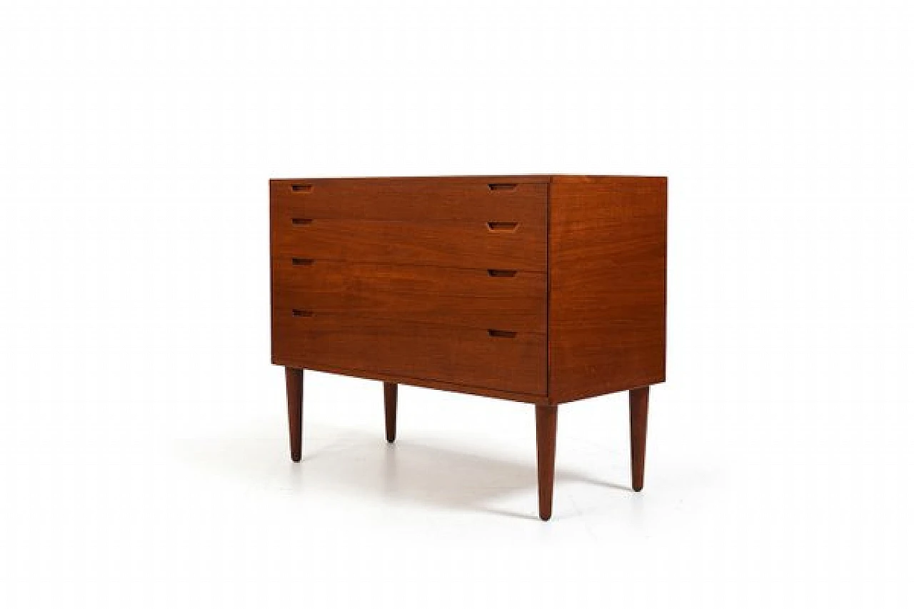 Teak chest of drawers by Svend Langkilde for Illums Bolighus, 1960s 2