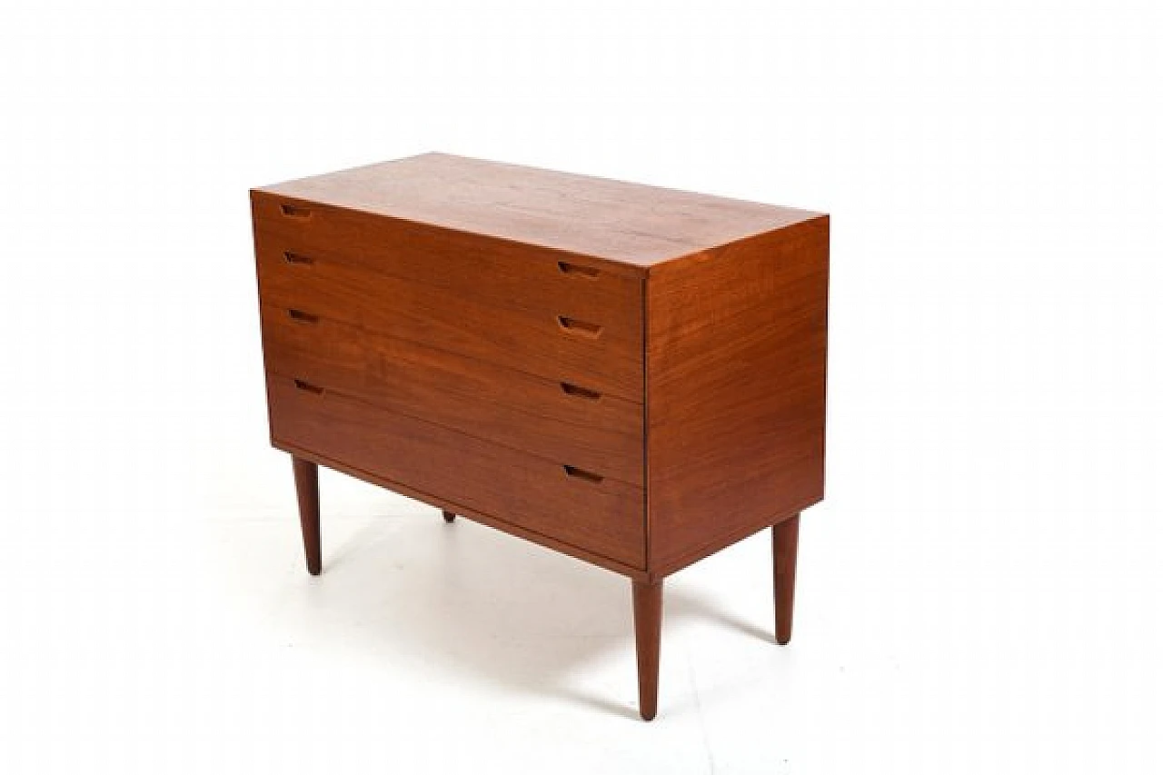 Teak chest of drawers by Svend Langkilde for Illums Bolighus, 1960s 3