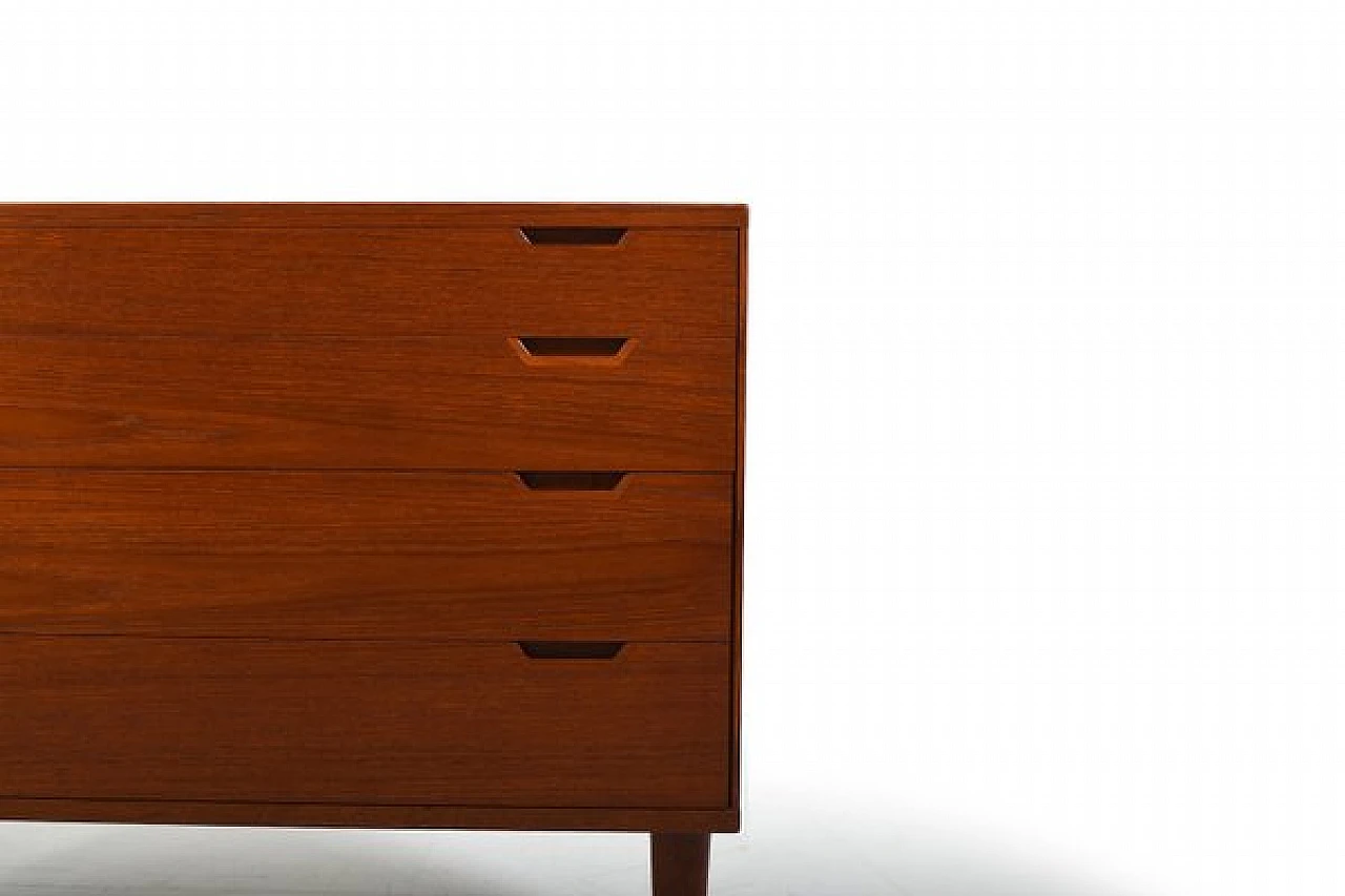 Teak chest of drawers by Svend Langkilde for Illums Bolighus, 1960s 4