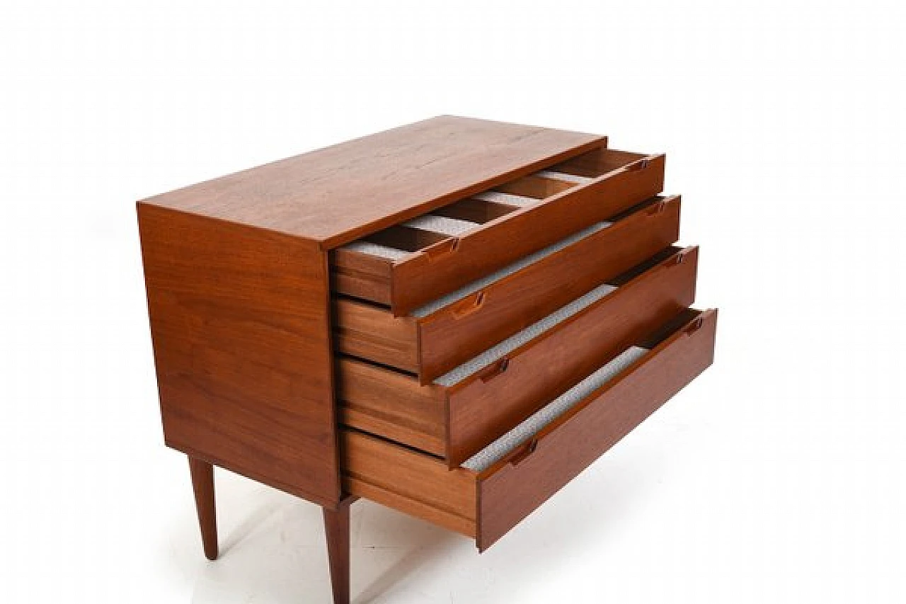 Teak chest of drawers by Svend Langkilde for Illums Bolighus, 1960s 7