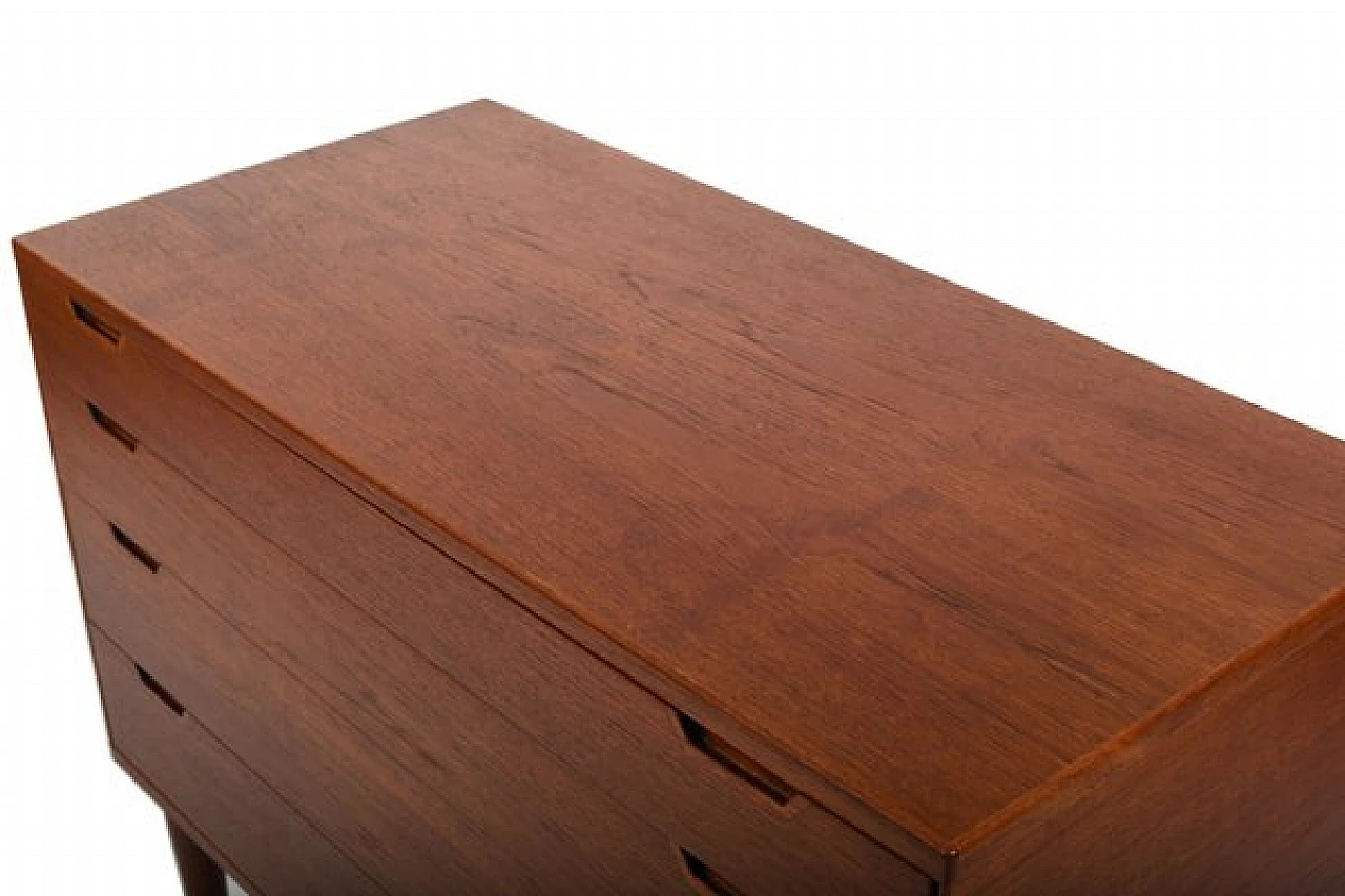 Teak chest of drawers by Svend Langkilde for Illums Bolighus, 1960s 10