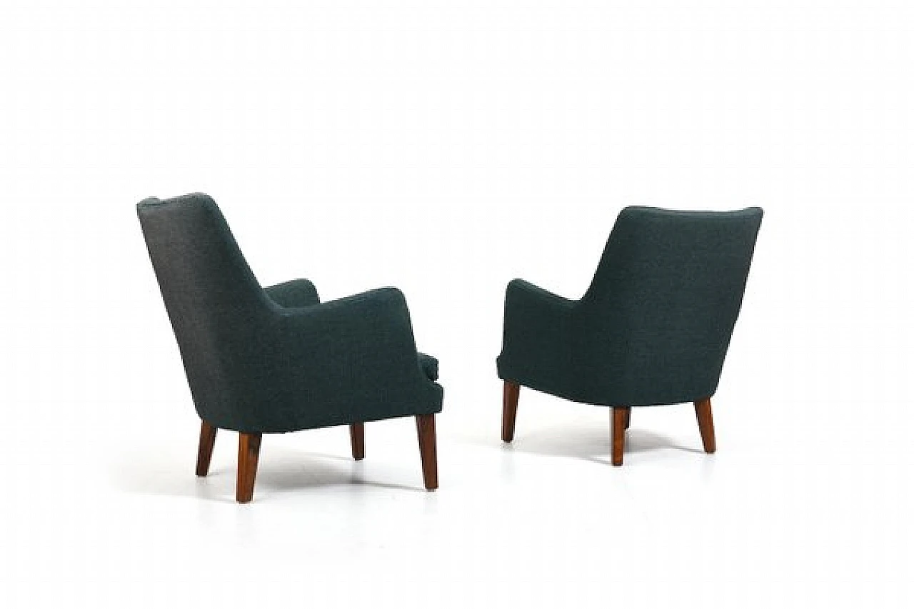 Pair of AV-53 armchairs by Arne Vodder for Ivan Schlechter, 1950s 6