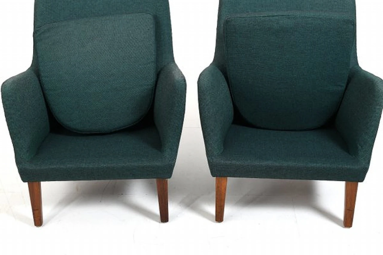 Pair of AV-53 armchairs by Arne Vodder for Ivan Schlechter, 1950s 10