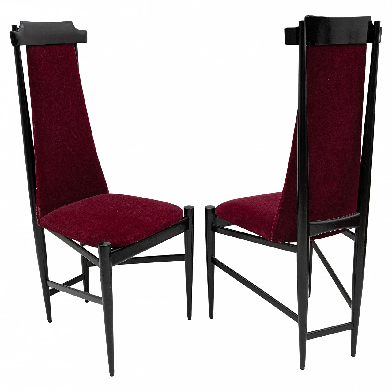 Pair of Brazilian chairs by Sergio Rodrigues, 1960s 1