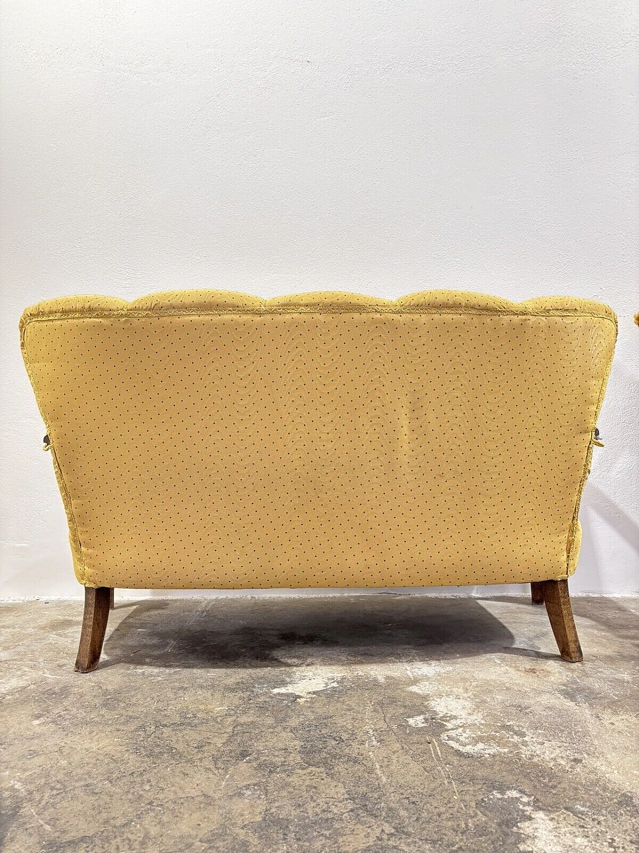 Bent wood and fabric sofa by Malatesta & Masson, 1950s 5