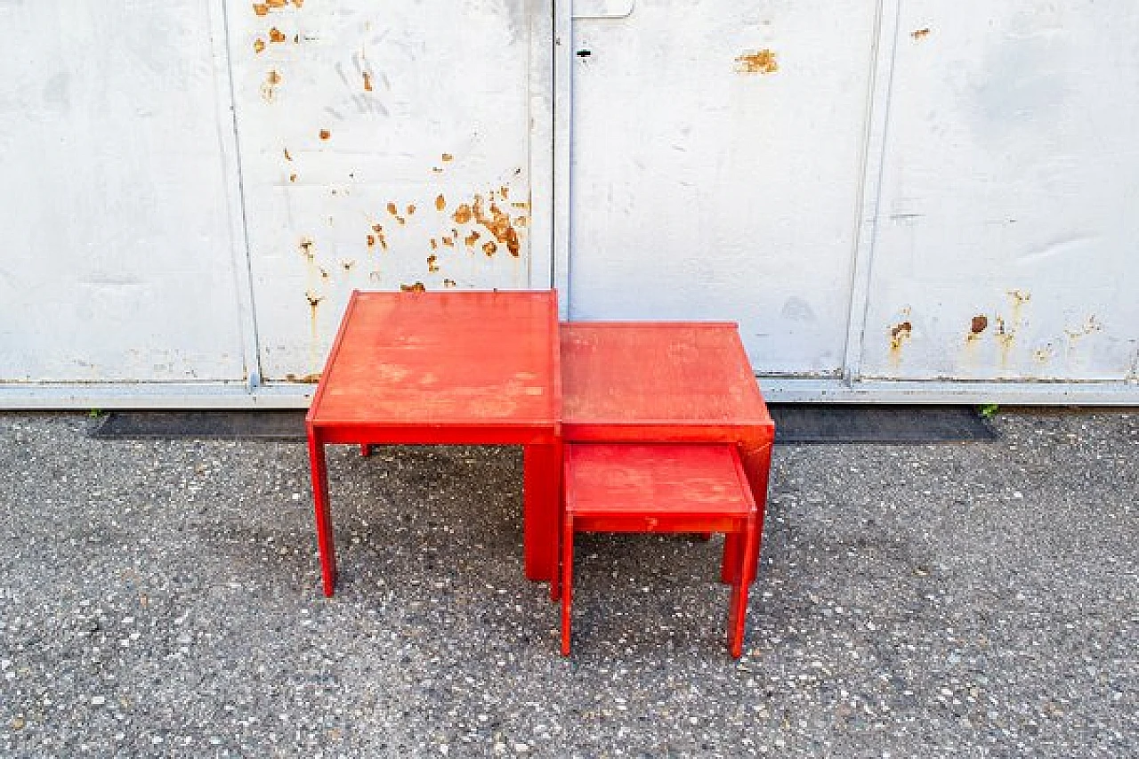 3 Stackable 777 side tables by Tobia & Afra Scarpa for Cassina, 1965 2