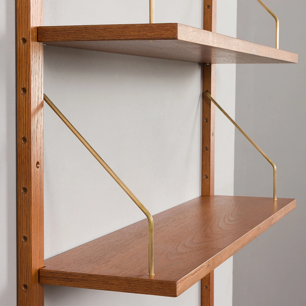 Hanging bookcase with console in the style of P. Cadovius, 1960s 6